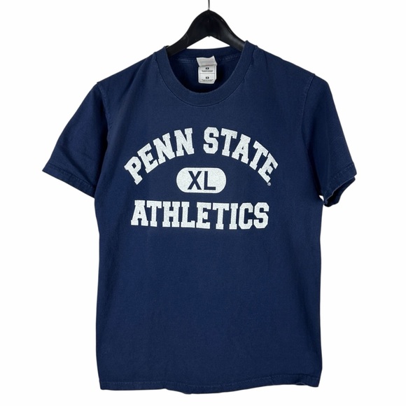 Vintage 90s Penn State Nittany Lions Athletics College Graphic Shirt Size M - Picture 1 of 8